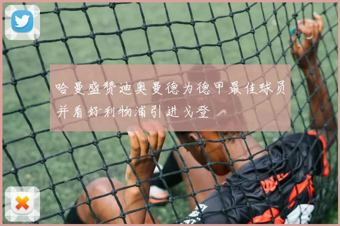 哈曼盛赞迪奥曼德为德甲最佳球员并看好利物浦引进戈登