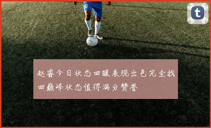 赵睿今日状态回暖表现出色完全找回巅峰状态值得满分赞誉