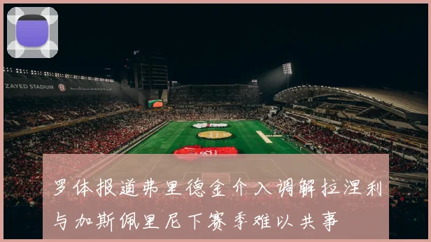 罗体报道弗里德金介入调解拉涅利与加斯佩里尼下赛季难以共事